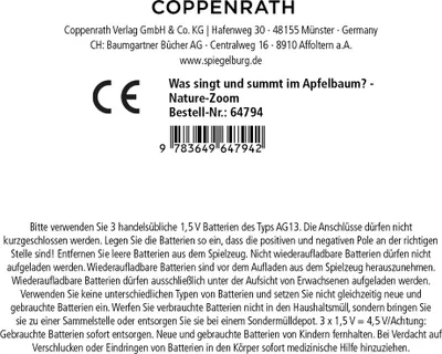 Zdjęcie produktu dla Was singt und summt im Apfelbaum?