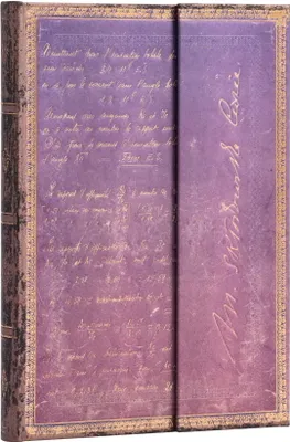 Produktbild von Paperblanks PB8120-3, Abbildung, Violett, 144 Blätter, 120 g/m², Liniertes Papier, Hardcover