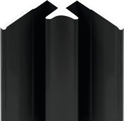 Produktbild von Decodesign Eckverbinder in Ecke 2550 mm schwarz