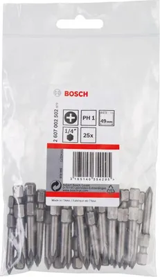 Produktbild von Schrauberbit Extra-Hart PH 1, 49 mm, 25er-Pack