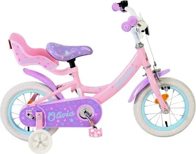 Immagine prodotto di Bicicletta per bambini Volare Olivia - ragazze - 12 pollici - rosa