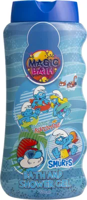 Produktbild von 2-in-1 Duschgel und Shampoo für Kinder ab 3 Jahren Schlümpfe Magic Bath (500 ml)