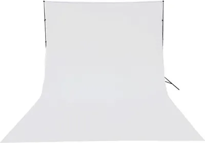 Produktbild von Green Screen 3 * 6 m Fotohintergrund Chromakey 300 x 600 cm 100% Baumwolle Fotostudio Studiofotografie Hintergrund Stoff Weiß