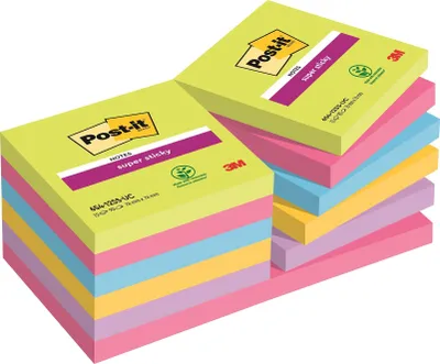 Produktbild von Post-it Haftnotizen Super Sticky Notes, 76 x 76 mm