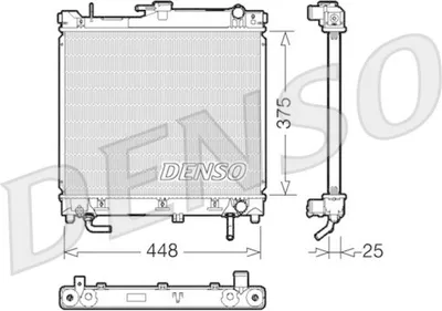 Produktbild von DENSO DRM47003 Kühler Wasserkühler Motorkühler für SUZUKI JIMNY (FJ)