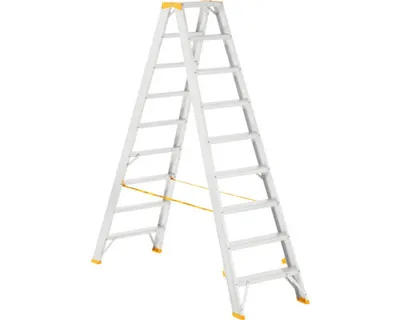 Obrázek produktu pro Hliníkové oboustranné schůdky Forte 2 x 9 do 150 kg