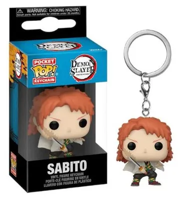 Obrázok produktu pre Funko POP Vreckový prívesok na kľúče - Zabijak démonov Sabito - 4 cm