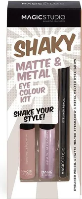 Produktbild von Magic Studio | Shaky Kit - Augen-Make-up Set - Pink/Beige - Mattschimmernde Farben - Ideal für präzise Looks
