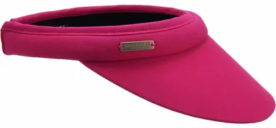 Seeberger Damen Visor mit großem Schild aus feiner Baumwolle in rosa