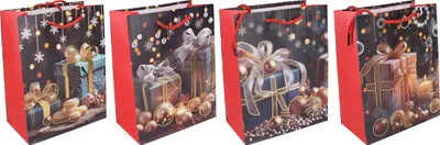 Immagine prodotto di Sacchetto regalo M 26x32x10 cm NATALE