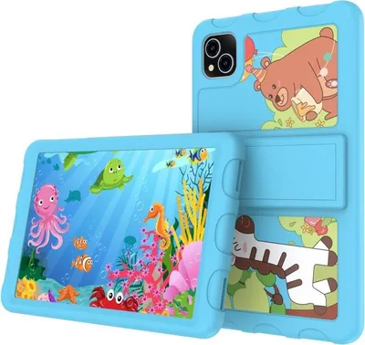 Produktbild von iGET SMART W8 Kids Blue - 8" IPS/1280x800/Octa Core/4GB+64GB/WiFi/BT/4000mAh/Android 14/pouzdro/modrá