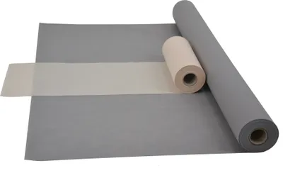 Produktbild von Sensalux Kombi-Set 1 Tischdeckenrolle 1m x 25m grau + Tischläufer 30cm creme