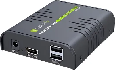 Produktbild von Techly HDMI KVM Extender über Netzwerkkabel, 120m