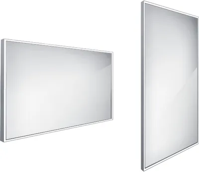 Image de Miroir de salle de bain LED avec éclairage Nimco 120 x 70 cm ZP 13006