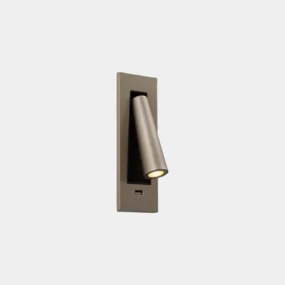 Image de LEDS C4, lampe de lecture à LED - 3,2 W, lumière blanc chaud, 137 lm, couleur argent