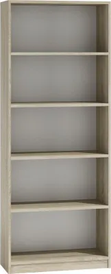 Obrázek produktu pro Klasický regál R60 s 5 policemi – dub Sonoma | 60x182x30 cm
