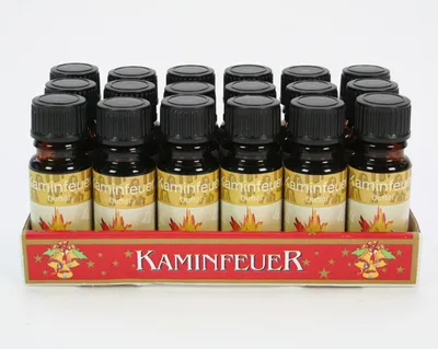 Produktbild von ELINA Duftöl 10ml Kaminfeuer in Glasflasche