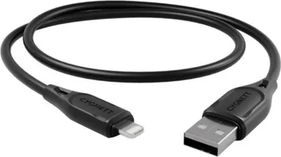 Produktbild von Cygnett Essentials Gen 2, 1 m, Lightning, USB A, Männlich, Männlich, Schwarz