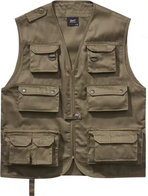 Zdjęcie produktu dla Brandit BD4025 | Kamizelka myśliwska od S do 7XL - Kolor: Oliwkowy - Rozmiar: 4XL