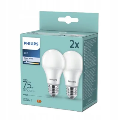 Obrázok produktu pre Philips 8720169191693, 10 W, 75 W, E27, 1055 lm, 15000 h, Studená biela