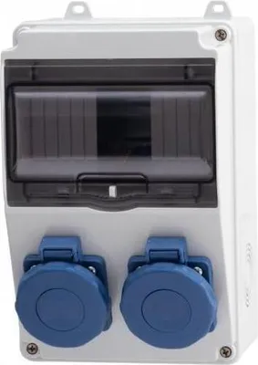 Immagine prodotto di Distributore LAGO IP65 7M - 2 prese 230V