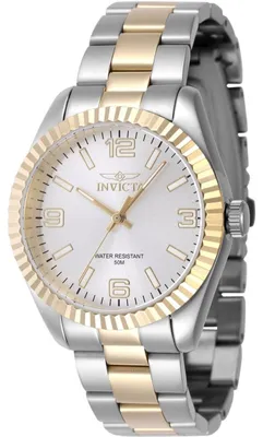 Produktbild von Invicta Specialty 47469 Damenarmbanduhr - Quartz Bewegung - Edelstahl mit Silbernem Zifferblatt - 36 mm