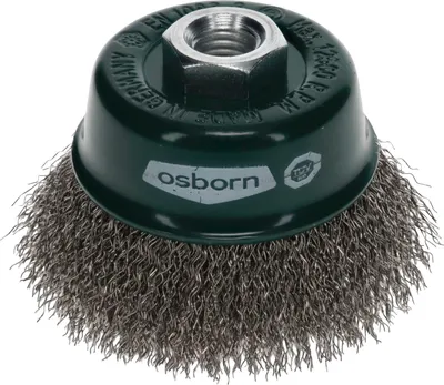 Produktbild von Osborn Drahtbürste für Winkelschleifer ø 75mm für Winkelschleifer Topfbürste mit Xtreme Spezialdraht - rostfreie Stahldrahtbürste, gewellt