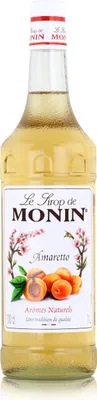 Zdjęcie produktu dla Syrop Monin Amaretto – idealny do kawy, deserów i koktajli, 1000 ml