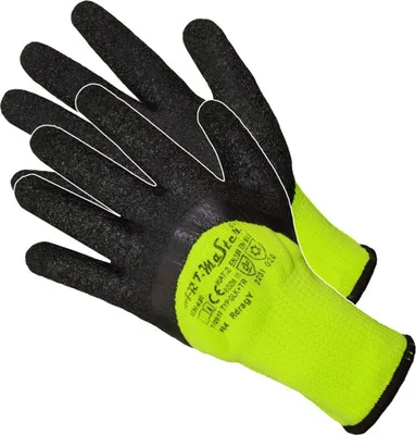 Produktbild von 12 PAAR Arbeitshandschuhe Sicherheitshandschuhe Winter GEFÜTTERT Thermo (RdragY) Gr. 10