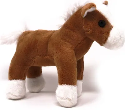 Image de Cornelissen - Doudou - cheval brun 17 cm