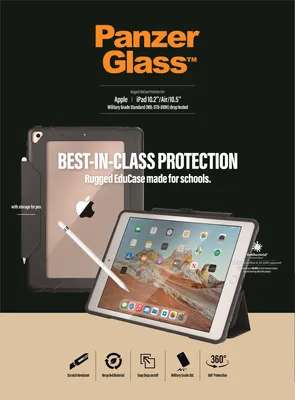 Produktbild von Panzerglass Rugged Flip case Apple iPad 10.2/Pro/Air 10.5 AB