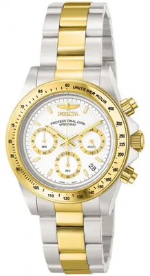 Obrázek produktu pro Invicta Speedway 9212 Pánské Hodinky - Quartz Hnutí - Nerezová Ocel s Bílým Ciferníkem - 39 mm