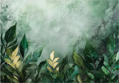 Produktbild von Fototapete - Blätter Grün Natur - 400x280 cm - inklusive kleister - Vlies Tapete - Vliestapete Wohnzimmer Schlafzimmer Küche Modern Wandtapete
