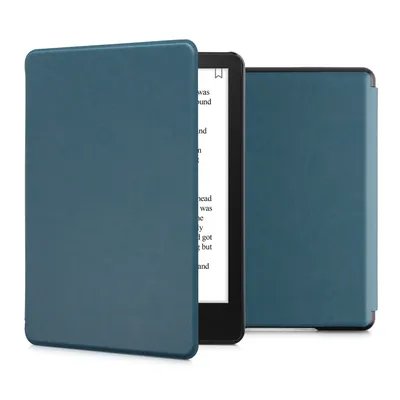 Produktbild von kwmobile Hülle kompatibel mit Amazon Kindle Paperwhite 11. Generation 2021 - Kunstleder eReader Schutzhülle Cover Case - Petrol