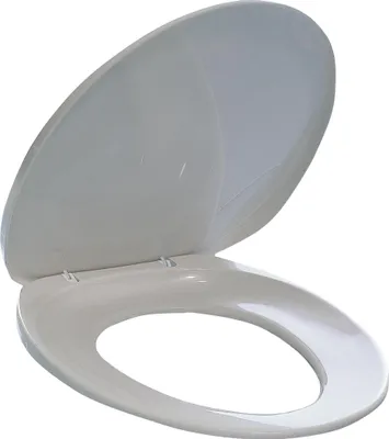 Image de DURABLE Siège de toilette, en plastique, blancá