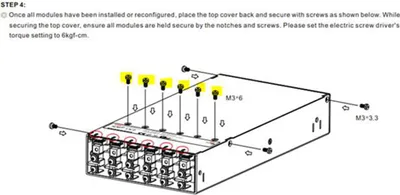 Produktbild von MEANWELL 4AMF4-3R0X06N 4AMF4-3R0X06N Schraube