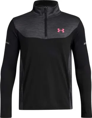 Produktbild von Under Armour Tech Utility Halbreißverschluss-sweatshirt Schwarz 10-12 Years Jungen Schwarz 10-12 Years
