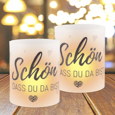 Productafbeelding van Windlichten voor tafeldecoratie, 12 stuks met hartjesmotief