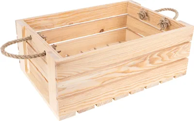 Image de Creative Deco Caisse en Bois Noel Naturel 42 x 29 x 16 cm - Boîte de Rangement