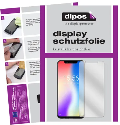 Produktbild von 2x Schutzfolie für Umidigi One klar Displayschutzfolie Folie Display Schutz