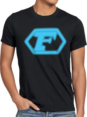Produktbild von style3 Future T-Shirt Herren Anime, Größe:4XL, Farbe:Schwarz