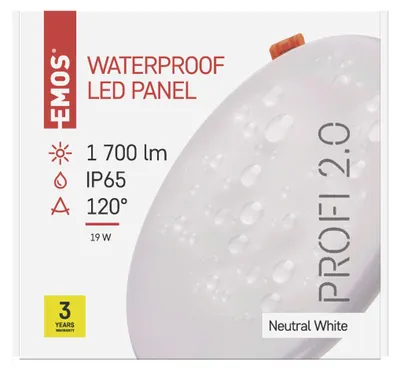 LED podhledové svítidlo VIXXO 18,5 cm, 19 W, neutrální bílá, IP65