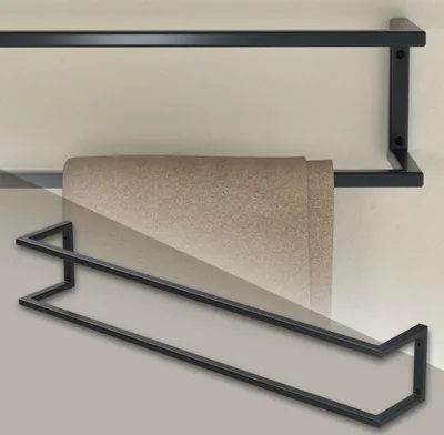 Produktbild von ML-Design věšák na ručníky, 15x15x90 cm, antracit, z oceli