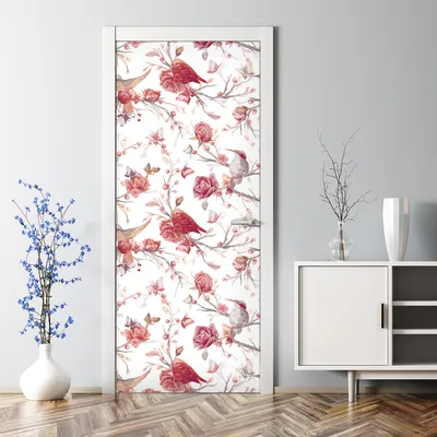 Produktbild von Dekorative Türaufkleber selbstklebend Klebefolie Aufkleber Aquarell Enten 70 x 200 cm