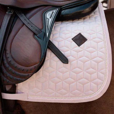 Produktbild von Kentucky Horsewear Saddle Pad Velvet Jumping, Farbe:Soft Rose, Größe:Full