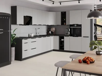 Produktbild von Küchenmöbel-Set Arona 310 x 250 cm mit Arbeitsplatte