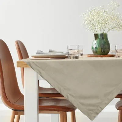 Produktbild von Eurofirany 452215, Rechteckig, Beige, Polyester, Tischläufer, 85 x 85 cm, 400 g