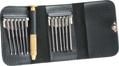 3-in-1 Brillen-Schraubenzieher Set Mit Putztuch & Box – Mini-Werkzeuge Für Uhren, Brillen & Elektronik