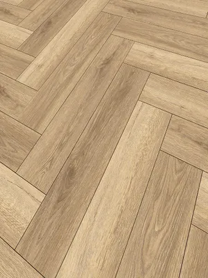 Produktbild von 1m2 - Stilewo Klebe-Vinylboden Herringbone Fischgrätenoptik Holzoptik Hohe Nutzungsklasse