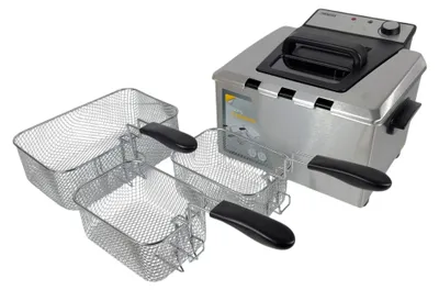 Productafbeelding van Princess 185000 friteuse 3270 watt 5 liter + 3x mand ( 01.185000.01.001 )